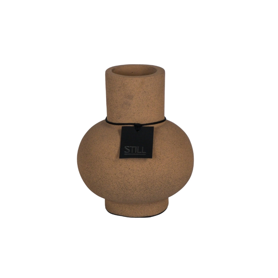 Low Bol Vase Stand Latte