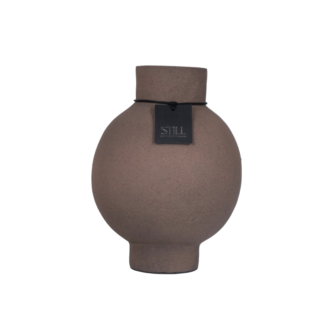 Bol Vase Oval L Espresso