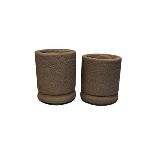 High Tea Candle Holder L/M Set Espresso