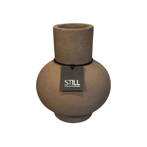Low Bol Vase Stand Espresso