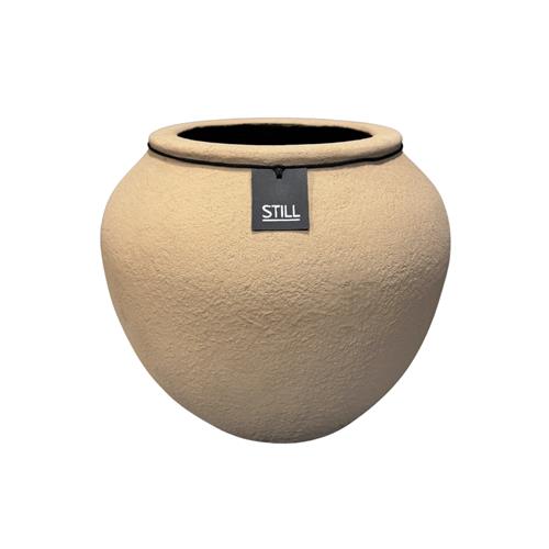 Round Gentong Slim Planter M Butter