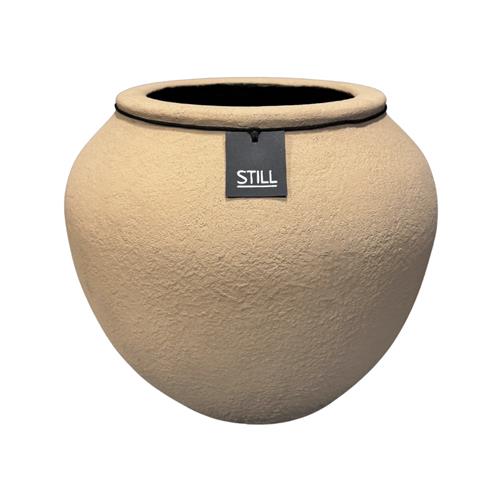 Round Gentong Slim Planter L Butter
