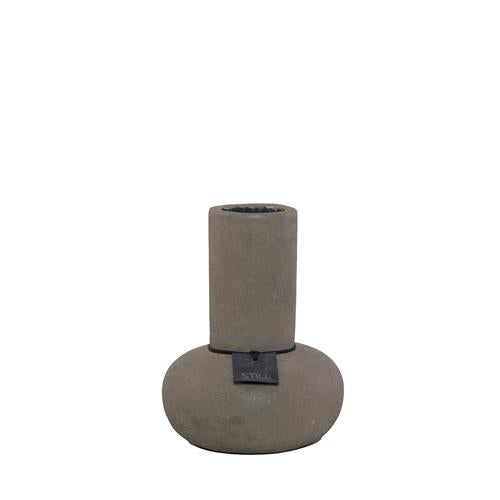 Low Vase M Dark