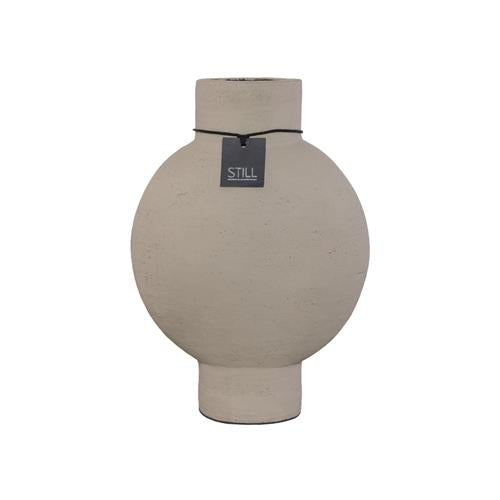 Bol Vase Oval L Taupe