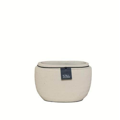 Oval Neck M Beige