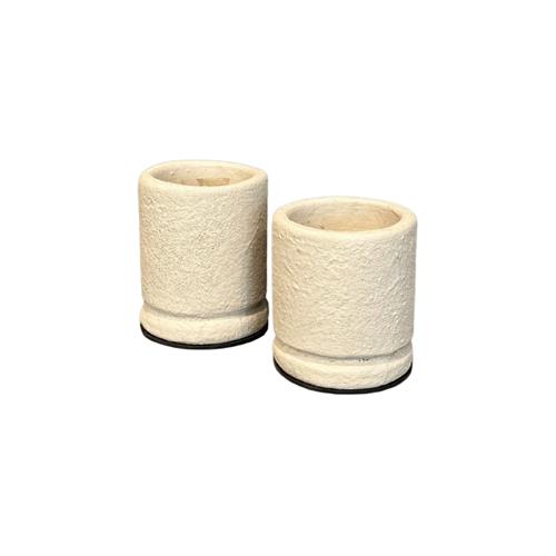 High Tea Candle Holder L/M Set Beige