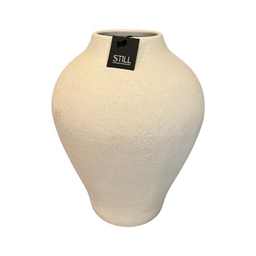 Natural Organic Big Vase Beige