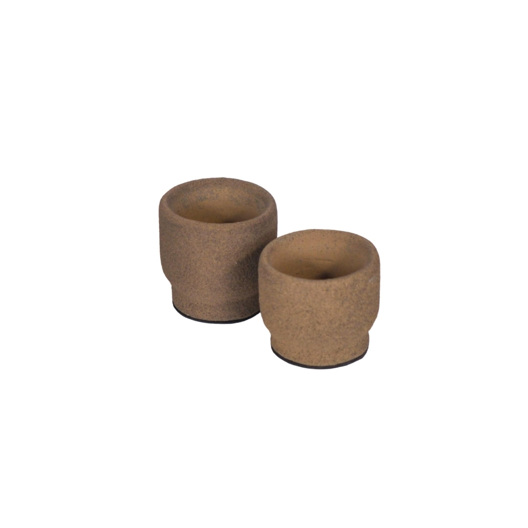 Tea Candle Holder L/M Set Latte