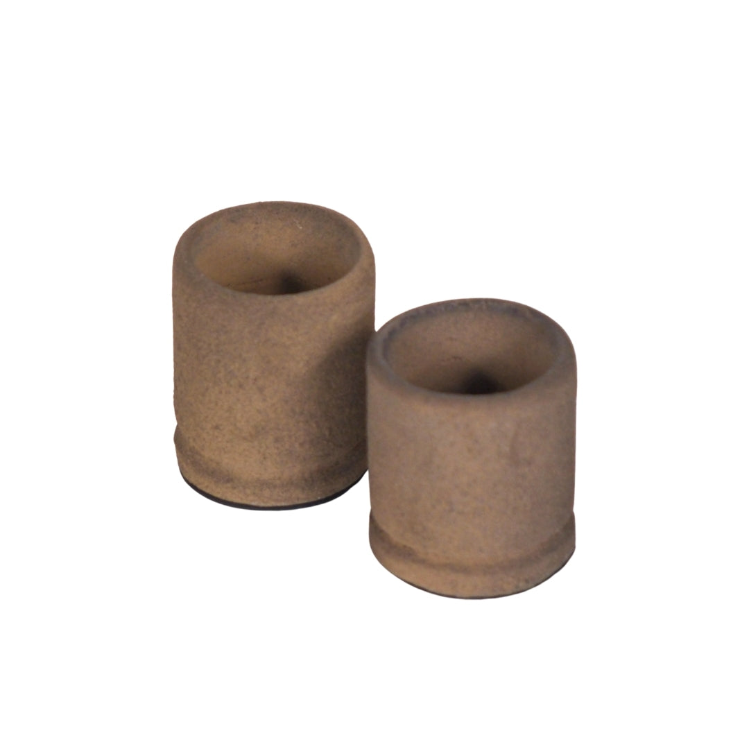 High Tea Candle Holder L/M Set Latte
