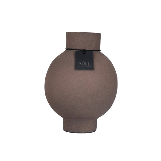 Bol Vase Oval L Espresso