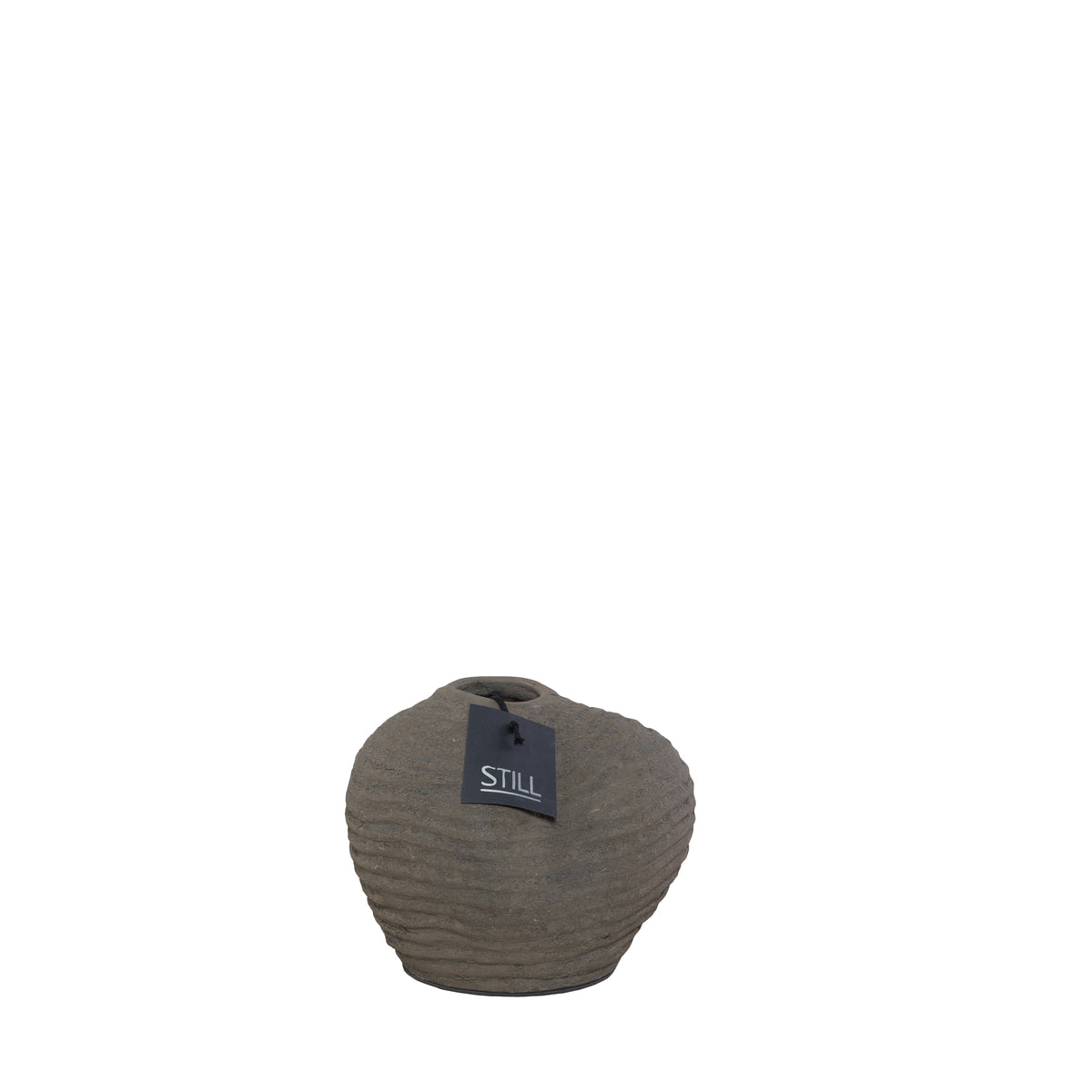 Organic Curve Vase M Dark