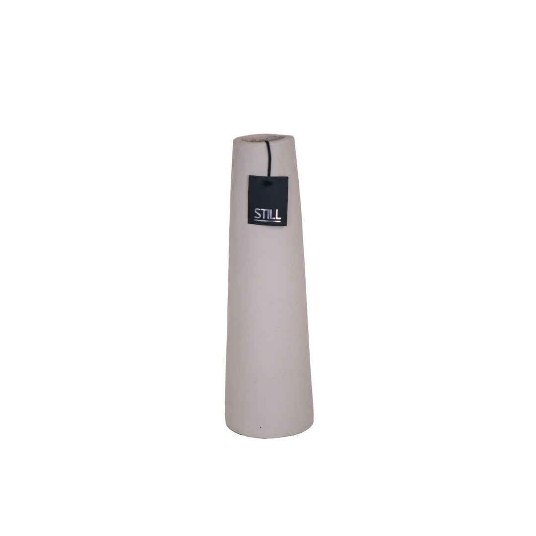 Tall Vase Smooth 40 Beige