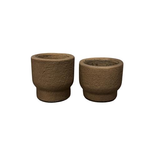 Tea Candle Holder L/M Set - Espresso