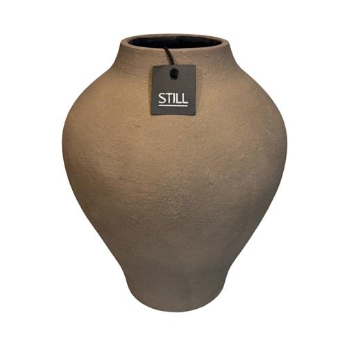 Natural Organic Big Vase Espresso