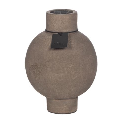 Bol Vase Oval L Dark
