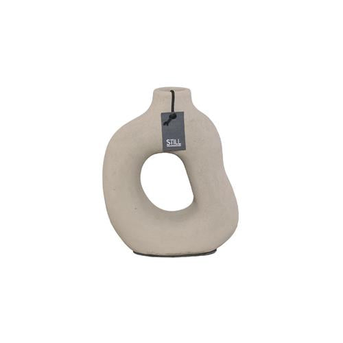 D Vase M Taupe