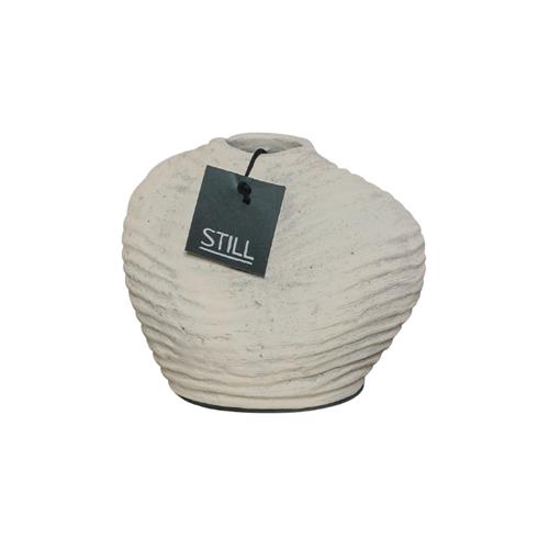 Organic Curve Vase M Beige