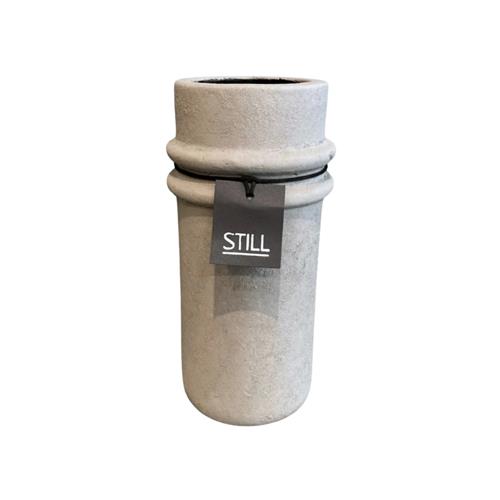 Bamboo Vase L Beige