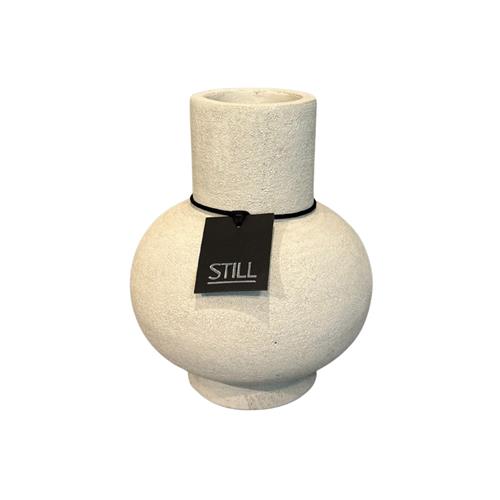 Low Bol Vase Stand Beige