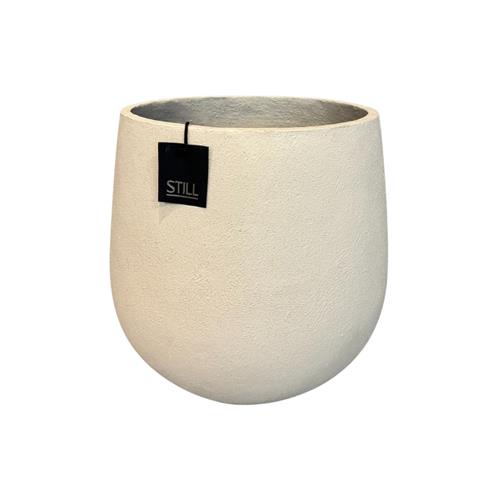 Palm Pot S Beige